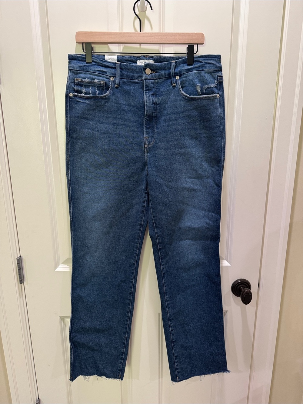Good American Good Curve Straight jeans